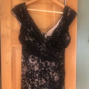 Black lace dress size 12